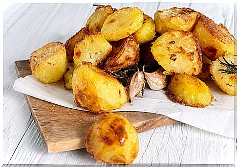 Roast potatoes are one of the most popular potato recipes for children.