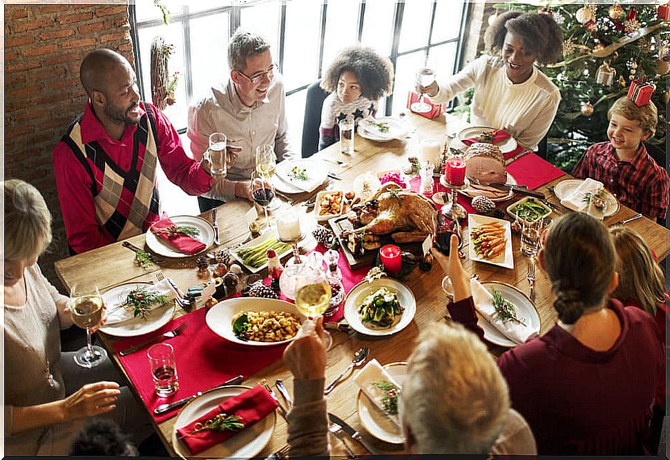 Healthy family Christmas