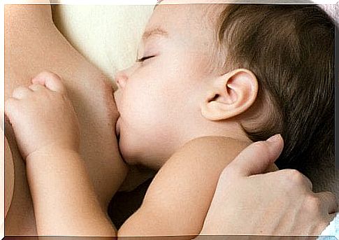 Breast milk has all the nutrients that the baby needs.