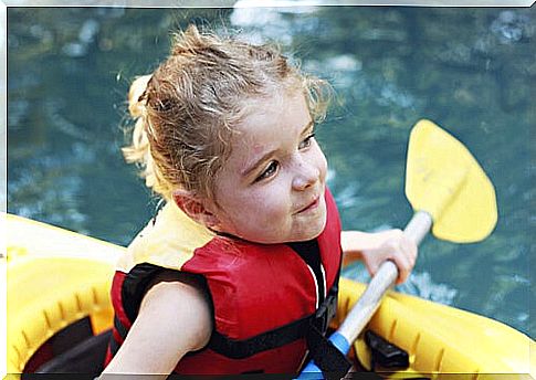 canoeing for children.