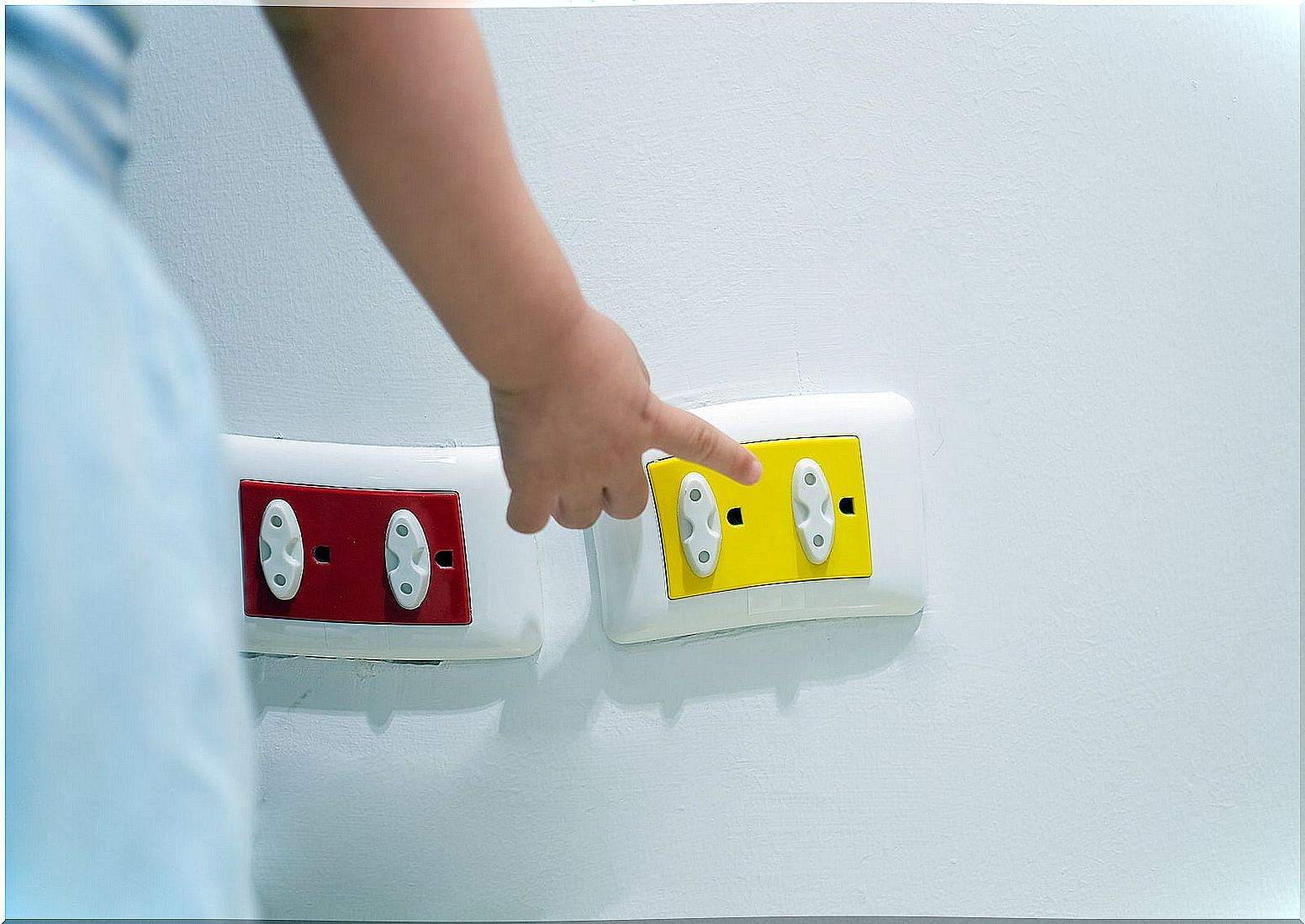 Plug protector for children.