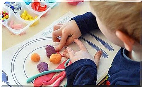 Homemade plasticine for children