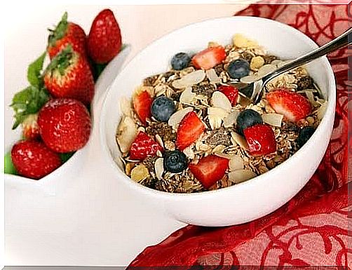 The ideal breakfast for pregnant women contains oatmeal