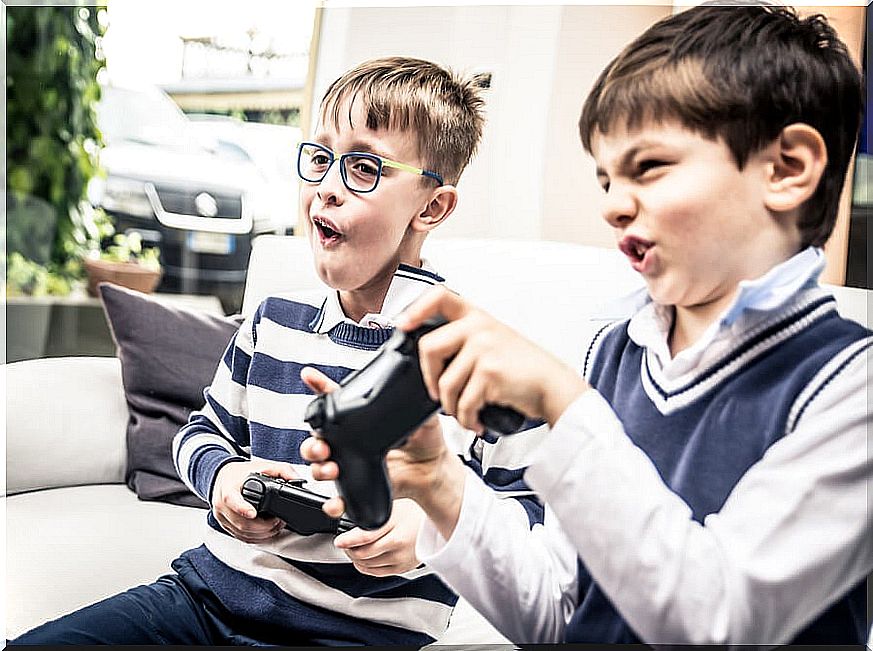 Violent games during childhood have a negative influence on children.